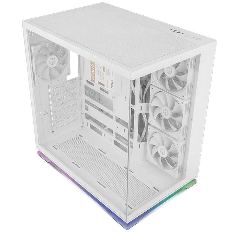 Caja Gaming Semitorre Nox Hummer Galaxy/ Blanca