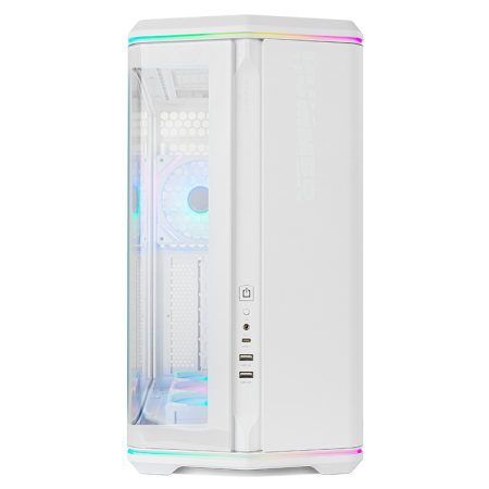 Caja Gaming Semitorre Nox Hummer Anvil/ Blanca
