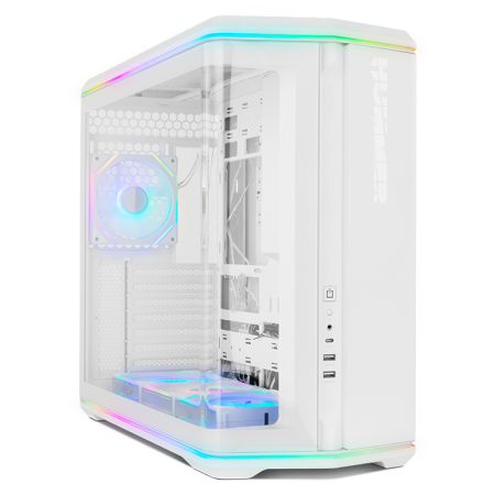 Caja Gaming Semitorre Nox Hummer Anvil/ Blanca