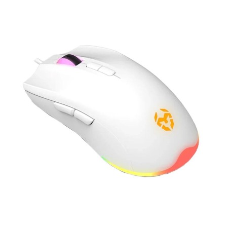Pack Gaming Krom Kenta/ Teclado RGB + Ratón + Alfombrilla + Auriculares/ Blanco