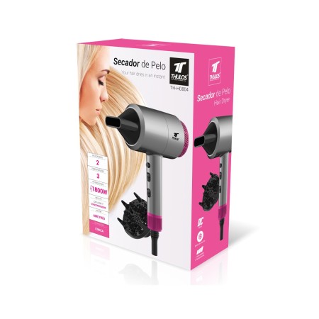 Secador de pelo thulos th - hd804 1600w - 1800w ionico
