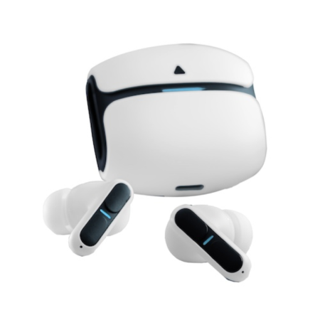 Auriculares Bluetooth Leotec TWS Gaming Nebula Fit con estuche de carga/ Autonomía 7.5h/ Blancos