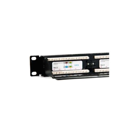 2LAN Patch Panel 19″ CAT6 24 Puertos UTP