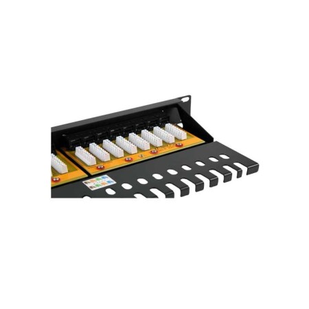 2LAN Patch Panel 19″ CAT6A 24 Puertos UTP