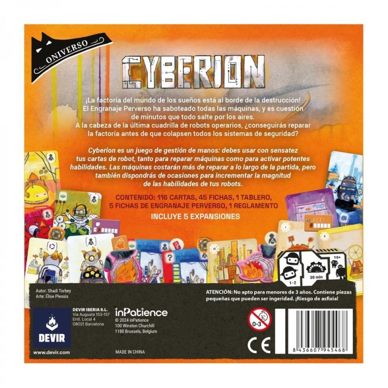 Juego de mesa cyberion