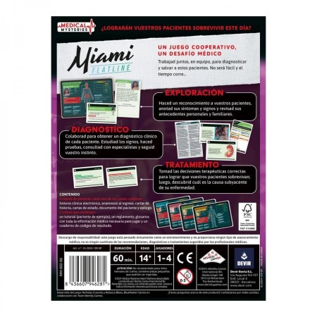 Juego de mesa medical mysteries miami