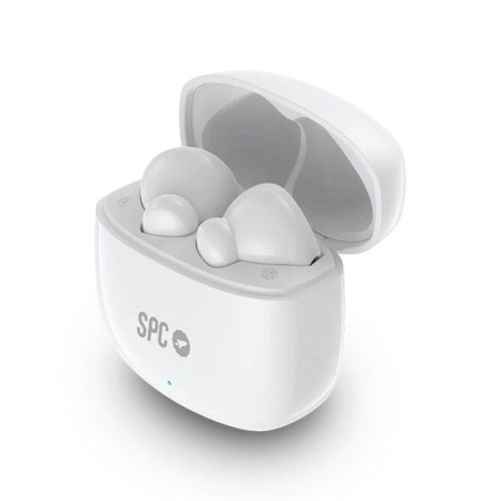 Auriculares Bluetooth SPC Zion 2 Play con estuche de carga/ Autonomía 7h/ Blancos