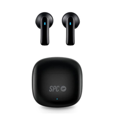 Auriculares Bluetooth SPC Zion 2 Play con estuche de carga/ Autonomía 7h/ Negros