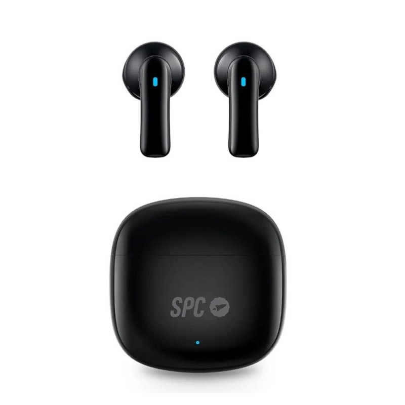 Auriculares Bluetooth SPC Zion 2 Play con estuche de carga/ Autonomía 7h/ Negros