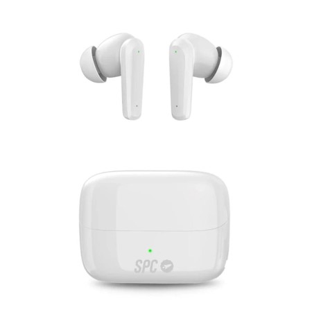 Auriculares Bluetooth SPC Ether 2 Pro con estuche de carga/ Autonomía 6.5h/ Blancos