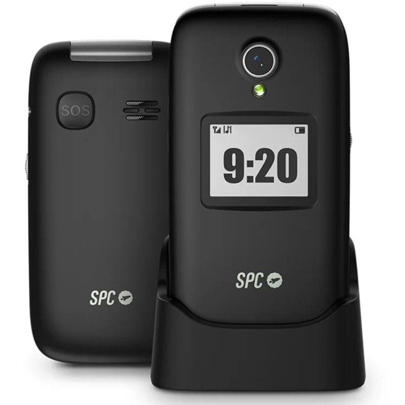 Teléfono Móvil SPC Polaris para Personas Mayores/ 4G/ Negro