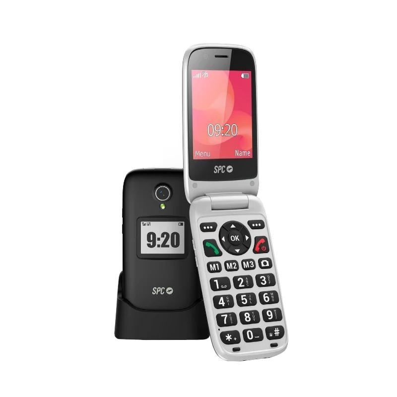 Teléfono Móvil SPC Polaris para Personas Mayores/ 4G/ Negro
