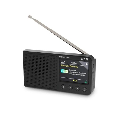 Radio Portátil SPC Jetty Lite Dab+/ con Batería/ Negra
