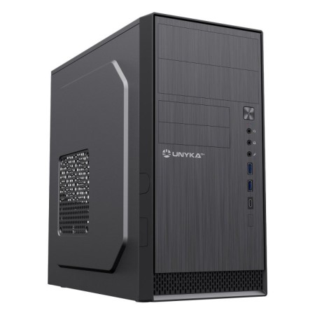 Caja ordenador unykach aero c12 matx negra