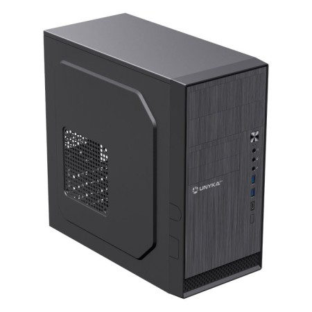 Caja ordenador unykach aero c12 matx negra