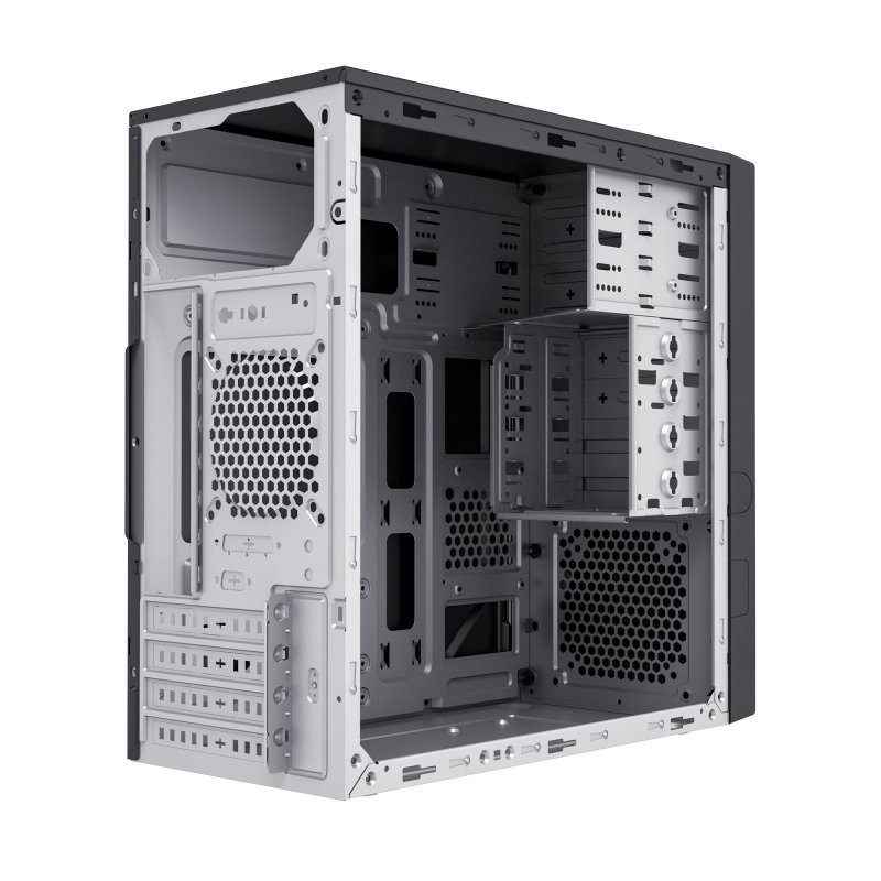 Caja ordenador unykach aero c12 matx negra