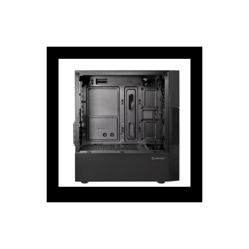 Caja ordenador gaming unykach aero c25 matx vidrio negra