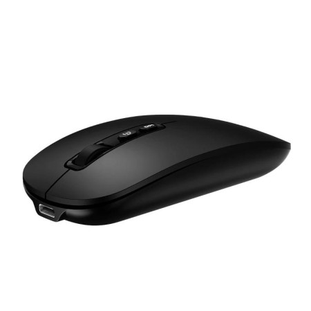 Coolbox Ratón W02-IA Inalámbrico RF+BT Negro