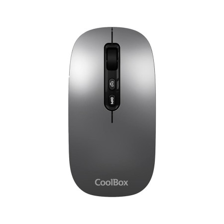 Coolbox Ratón W02-IA Inalámbrico RF+BT Gris
