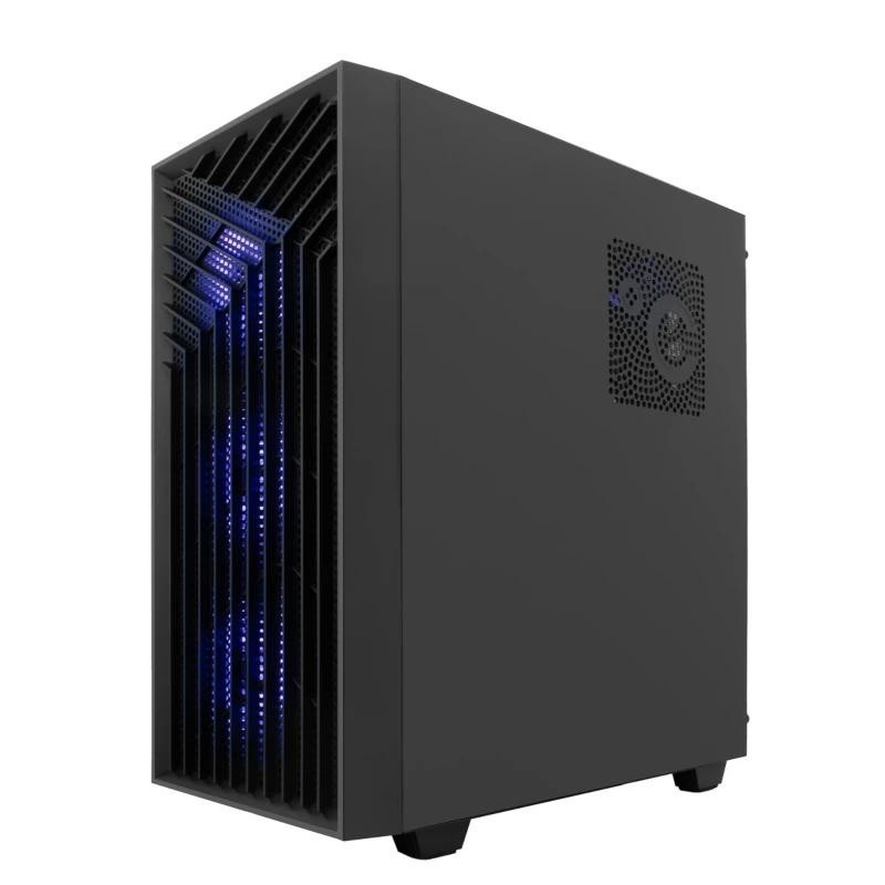 Caja ordenador gaming coolbox ga300 grid line atx argb cristal templado negro