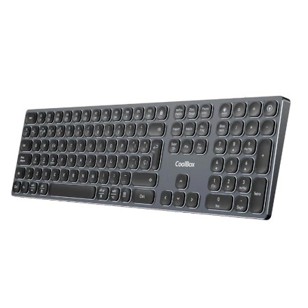 Teclado inalambrico retroiluminado coolbox moonlight key b431
