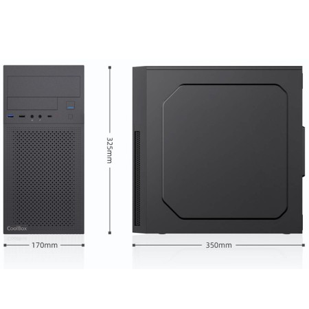 Caja ordenador coolbox m680 matx negra 500w