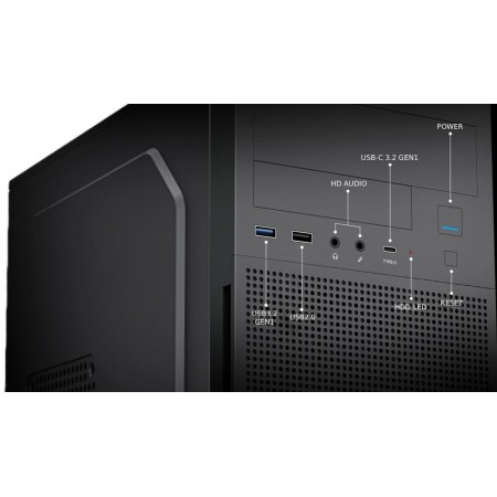 Caja ordenador coolbox m680 matx negra 500w