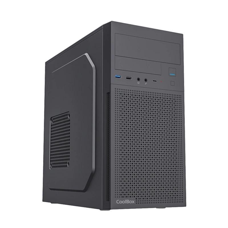 Caja ordenador coolbox m680 matx negra 500w