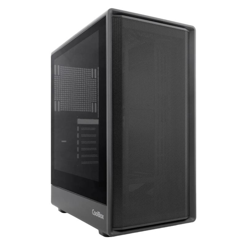 Caja ordenador gaming coolbox ga700 darkside atx cristal templado negra