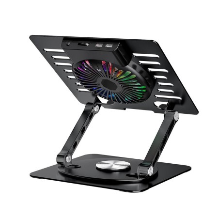 Soporte - base refrigeracion para portatil coolbox coolair 1vrgb ajustable haste 17 pulgadas negro