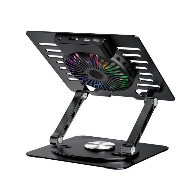 Soporte - base refrigeracion para portatil coolbox coolair 1vrgb ajustable haste 17 pulgadas negro