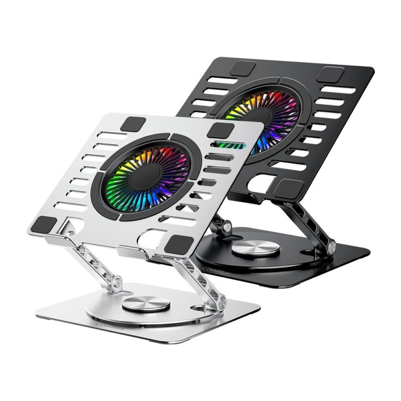 Soporte - base refrigeracion para portatil coolbox coolair 1vrgb ajustable haste 17 pulgadas negro