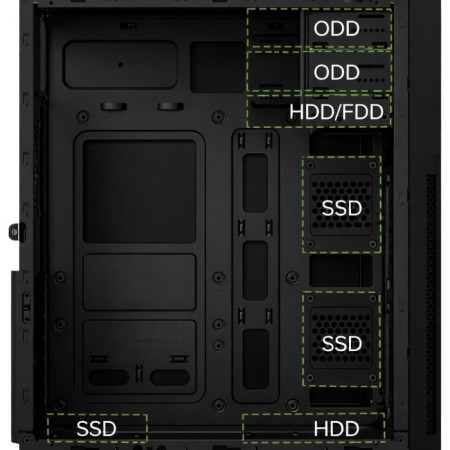 Caja ordenador coolbox atx a780 usb - c 3.2 gen1 fte.500w basic500