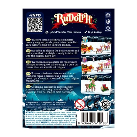Juego de mesa rudolph pocket
