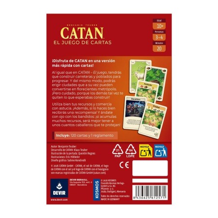 Catán juego de cartas