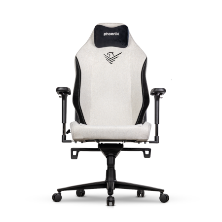 Silla gaming phoenix monarch remaster tela gris y negro talla xl