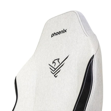 Silla gaming phoenix monarch remaster tela gris y negro talla xl