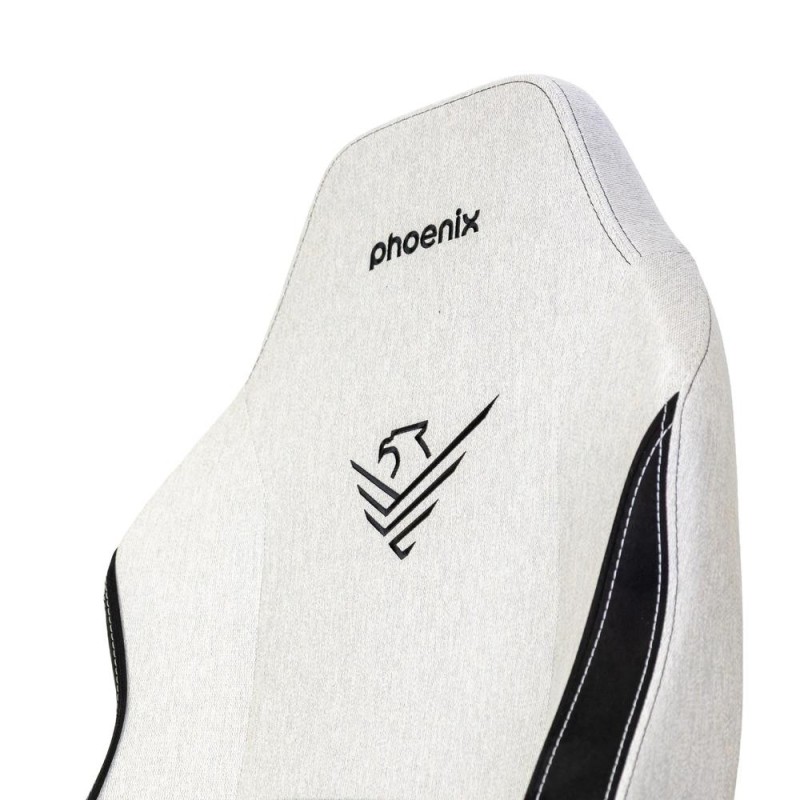 Silla gaming phoenix monarch remaster tela gris y negro talla xl