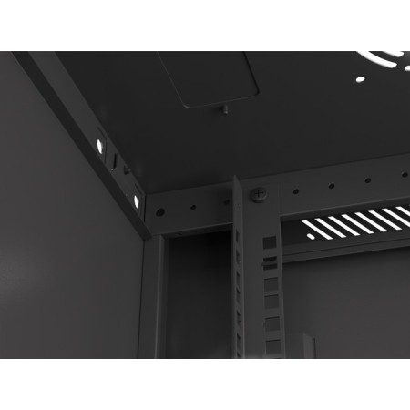Armario rack phoenix 4u 600x450x279 auto - ensamblado 19″ hasta 60 kg negro