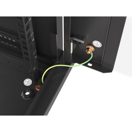 Armario rack phoenix 6u 600x450x368 auto - ensamblado 19″ hasta 60 kg negro