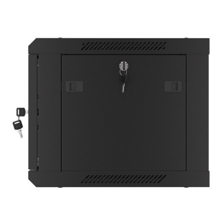 Armario rack phoenix 6u 600x450x368 auto - ensamblado 19″ hasta 60 kg negro