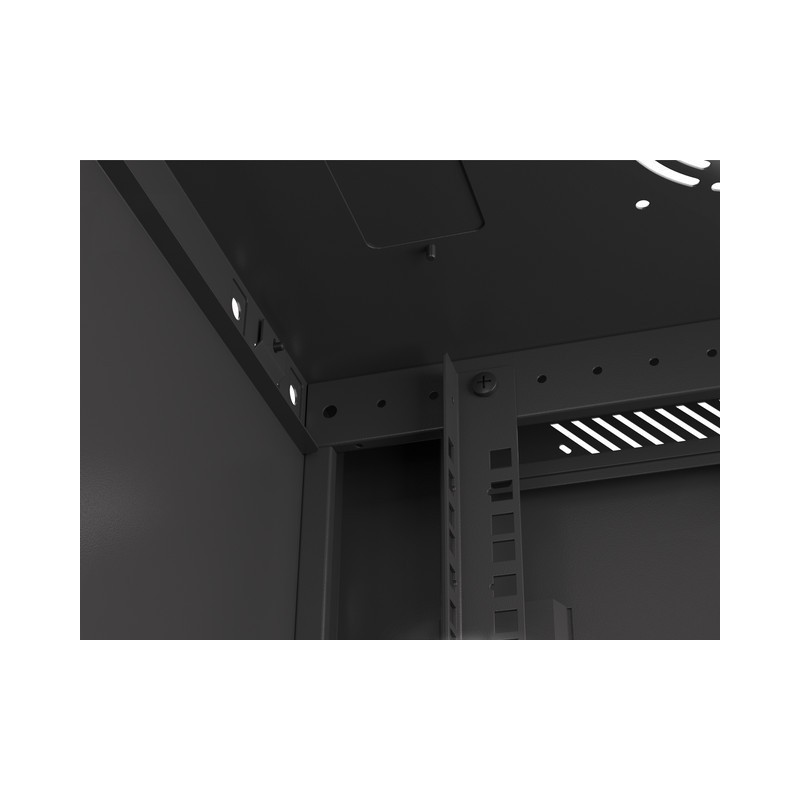 Armario rack phoenix 9u 600x450x501 auto - ensamblado 19″ hasta 60 kg negro