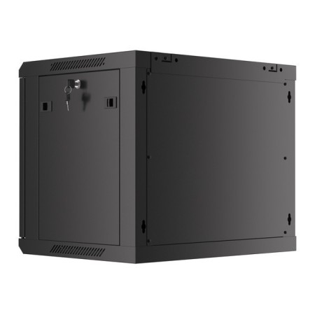 Armario rack phoenix 9u 600x450x501 auto - ensamblado 19″ hasta 60 kg negro