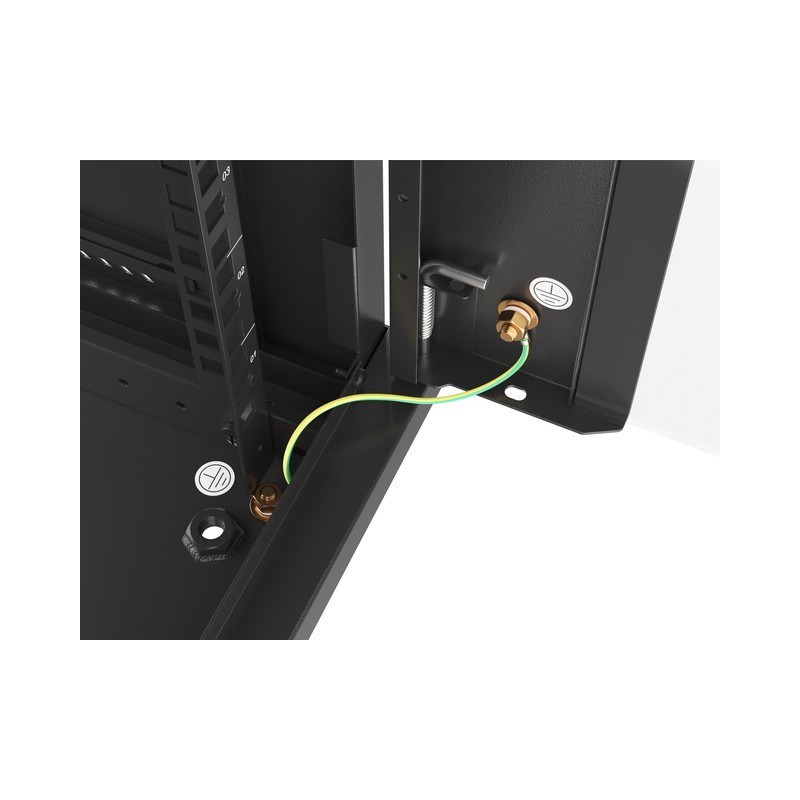 Armario rack phoenix 12u 600x450x640 auto - ensamblado 19″ hasta 60 kg negro
