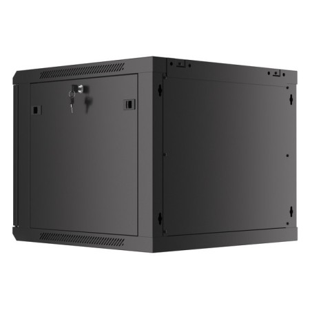 Armario rack phoenix 9u 600x600x501 auto - ensamblado 19″ hasta 60 kg negro