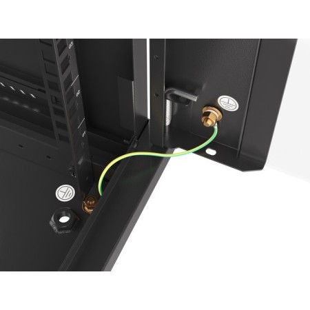 Armario rack phoenix 12u 600x600x640 auto - ensamblado 19″ hasta 60 kg negro