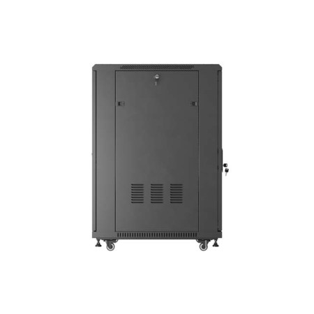 Armario rack phoenix 22u 600x800 de pie servidor 19″ hasta 1000 kg negro