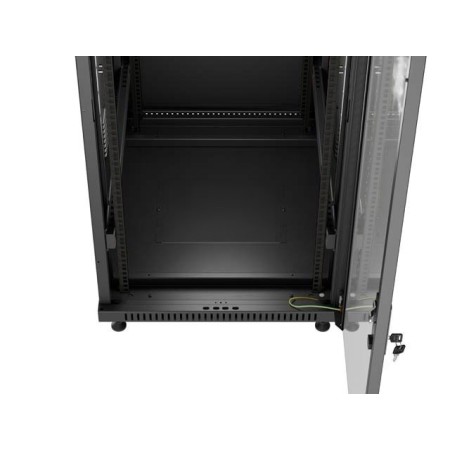 Armario rack phoenix 22u 600x800 de pie servidor 19″ hasta 1000 kg negro
