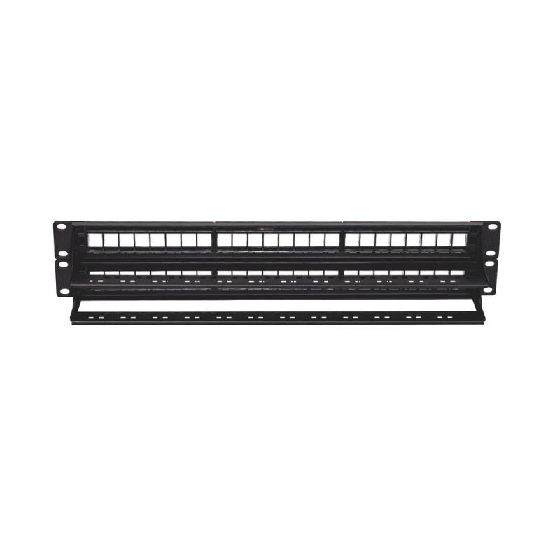 Phoenix patch panel vacio para rack de 48 puertos categoria 6 1u