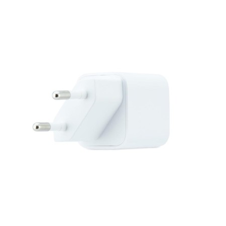 Coolbox Cargador Gan 20W USB-C/USB-A PARED